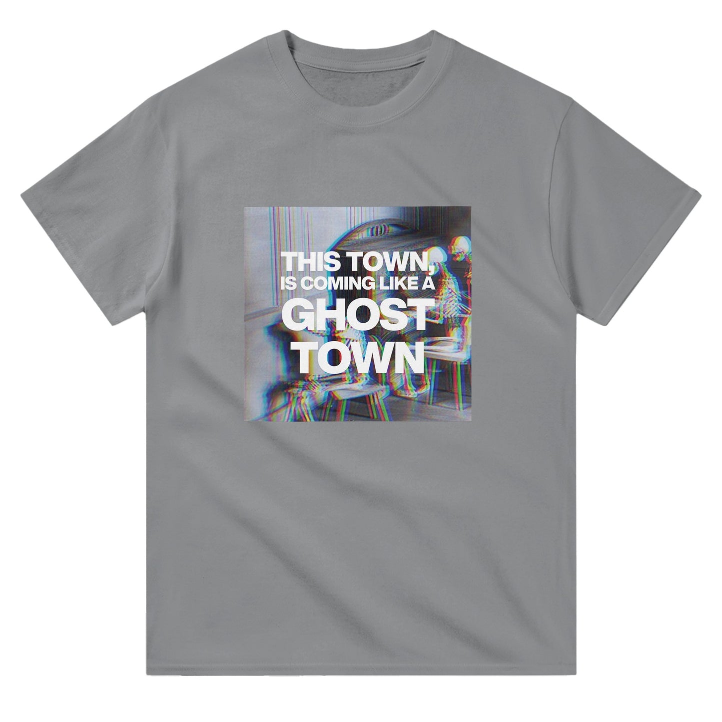 Halloween t shirt the specials ghost town from slogun grey