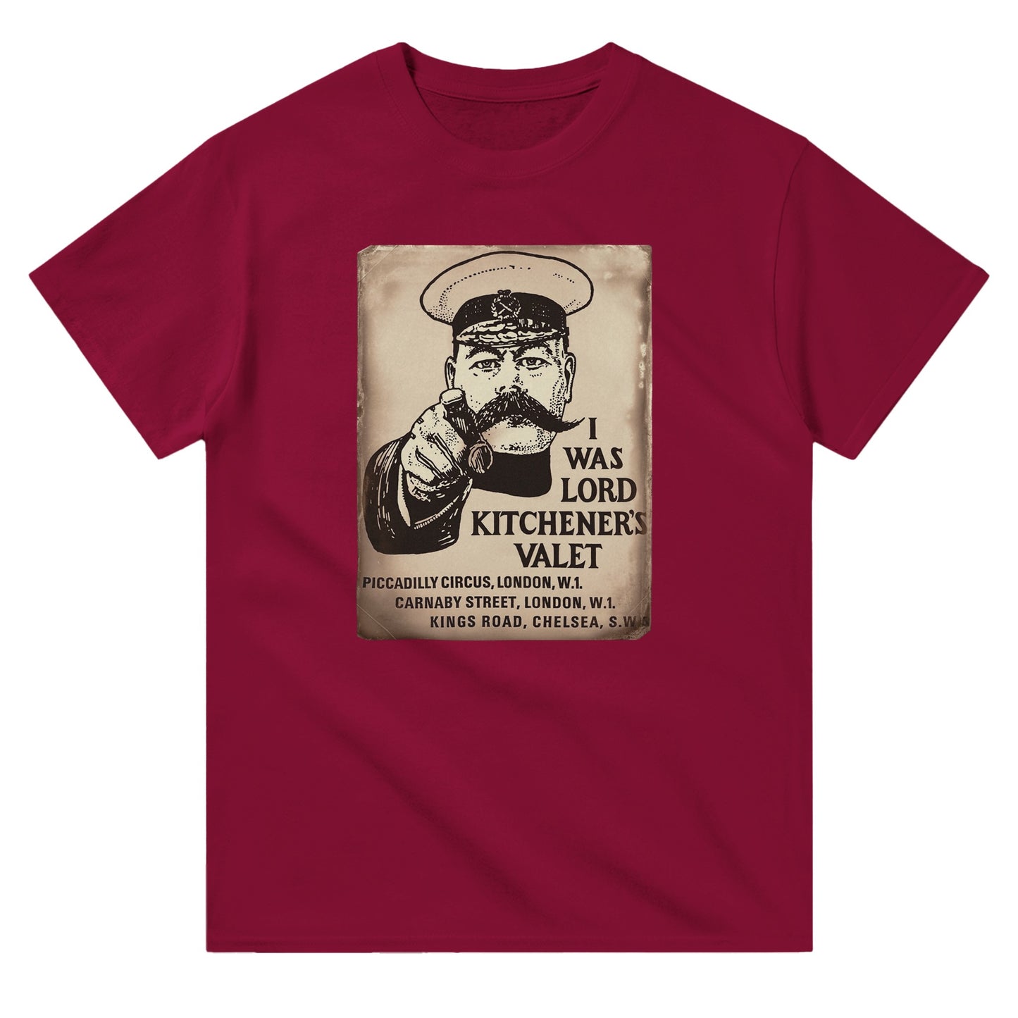 I Was Lord Kitchener's Valet t shirt from slogun