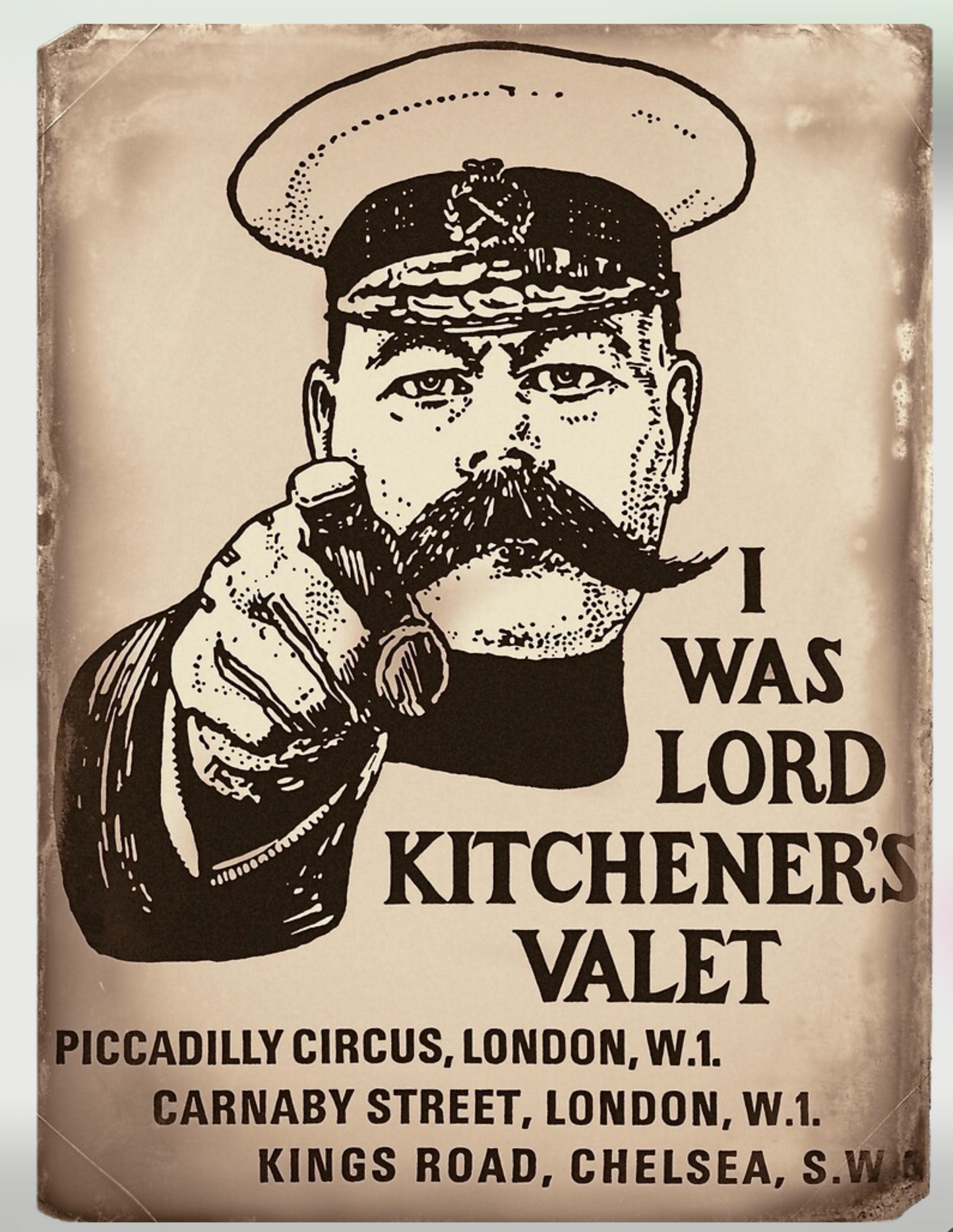 I Was Lord Kitchener's Valet t shirt from slogun 