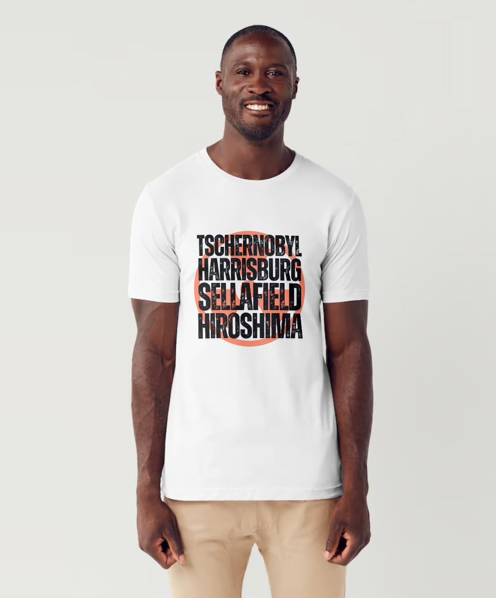 Kraftwerk Radioactivity t shirt from slogun male model