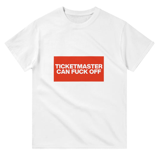 Oasis Ticketmaster 'dynamic pricing' thieves t-shirt from Slogun