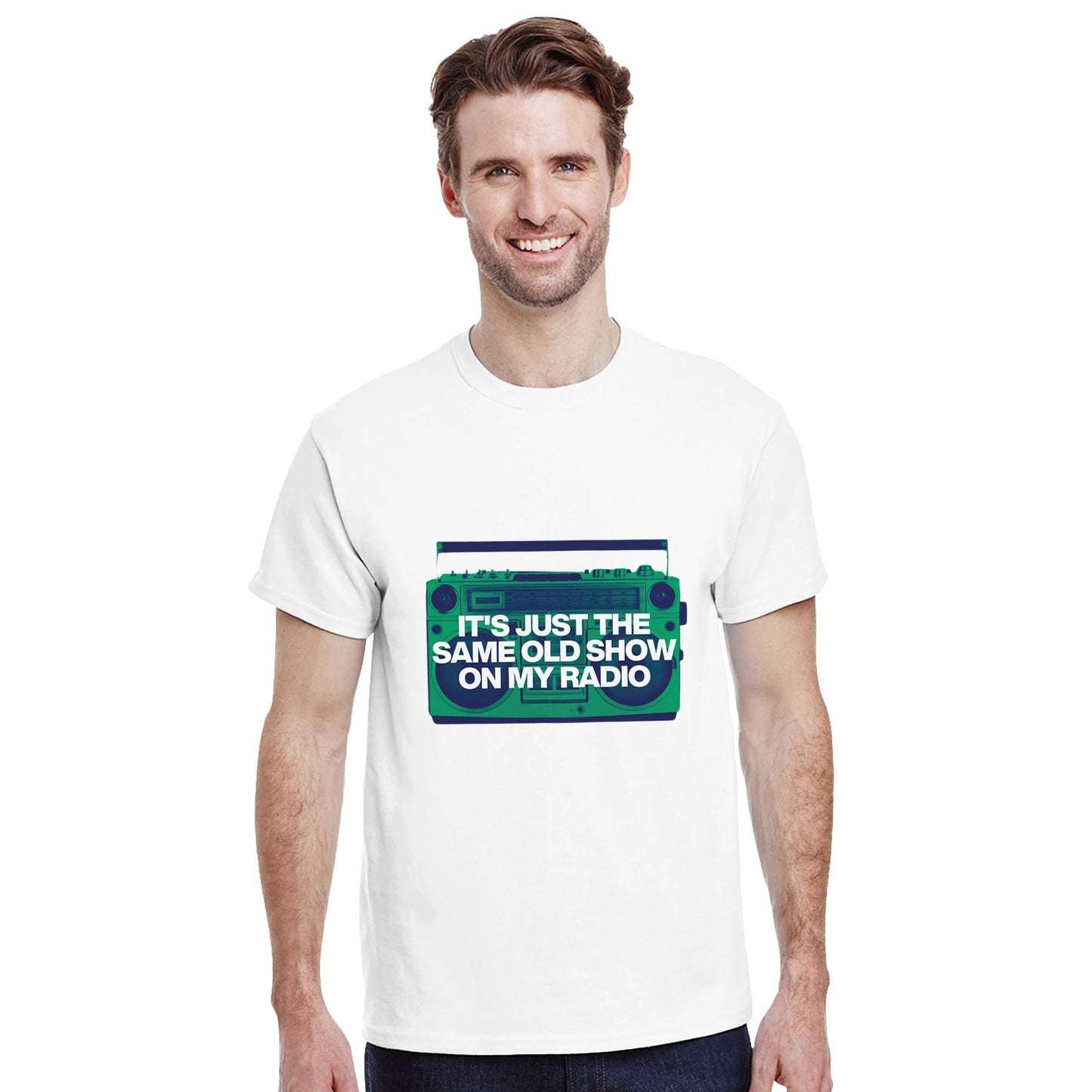 The Selecter On My Radio t shirt from slogun male model