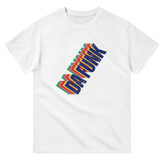 da funk daft punk t shirt from slogun white