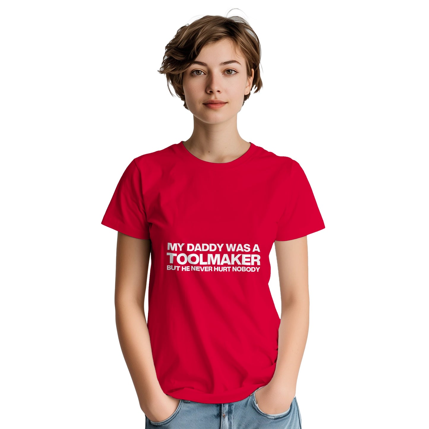 keir Starmer father toolmaker clash t shirt from slogun female model