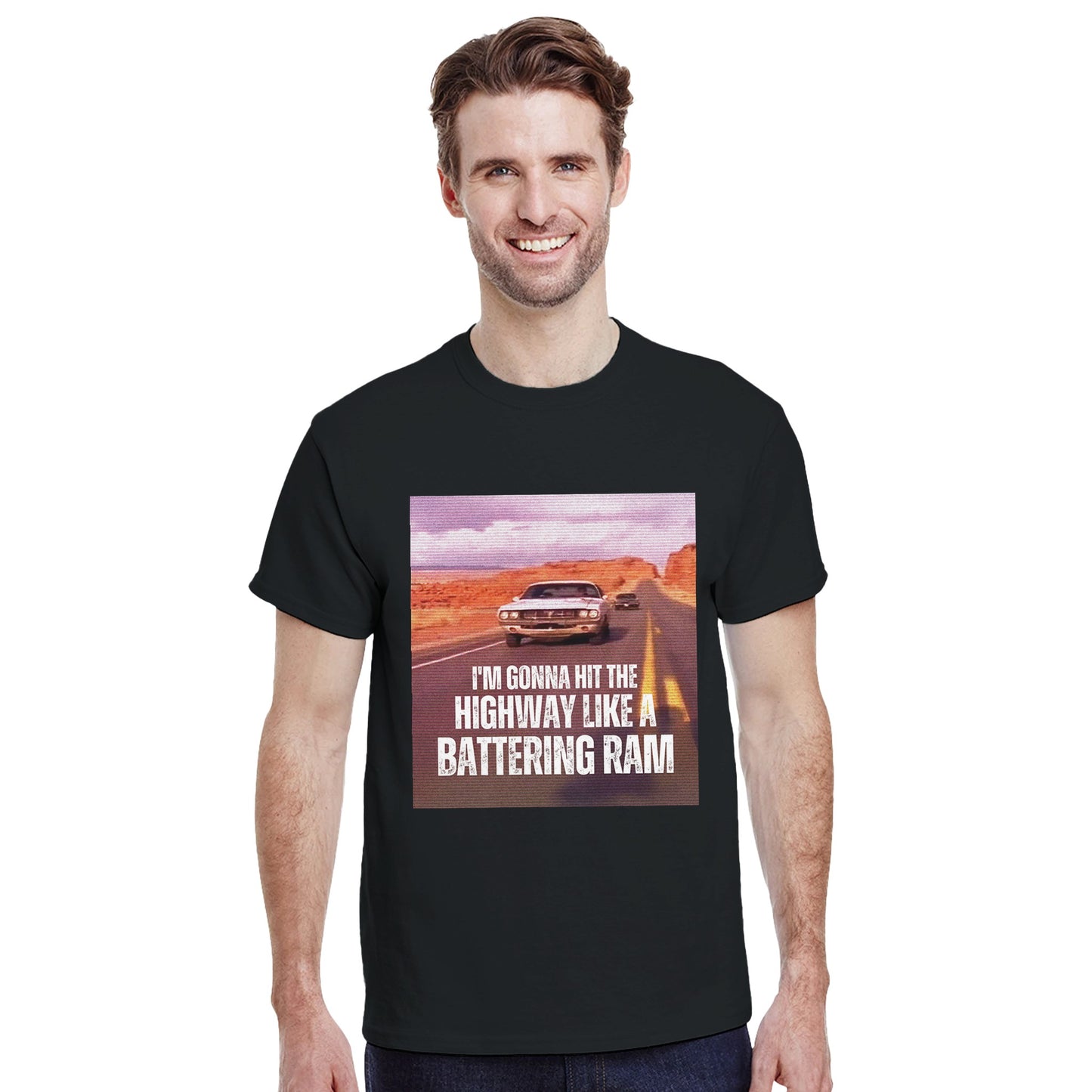 meat loaf t shirt bat out of hell from slogun male model