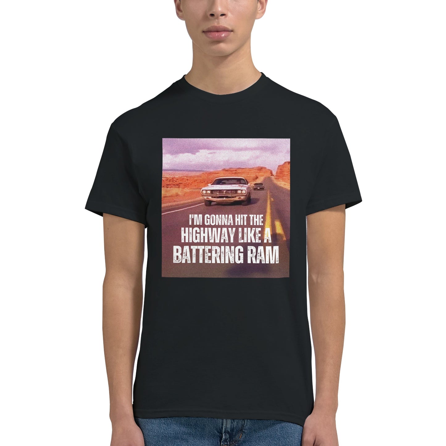 meat loaf t shirt bat out of hell from slogun male model