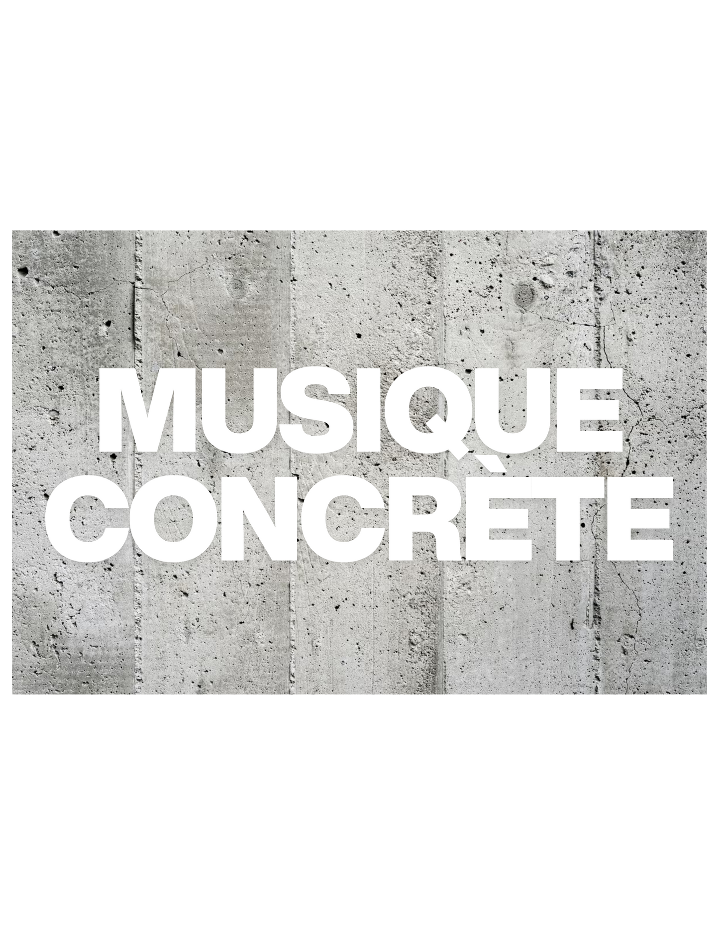 musique concrete t shirt from slogun