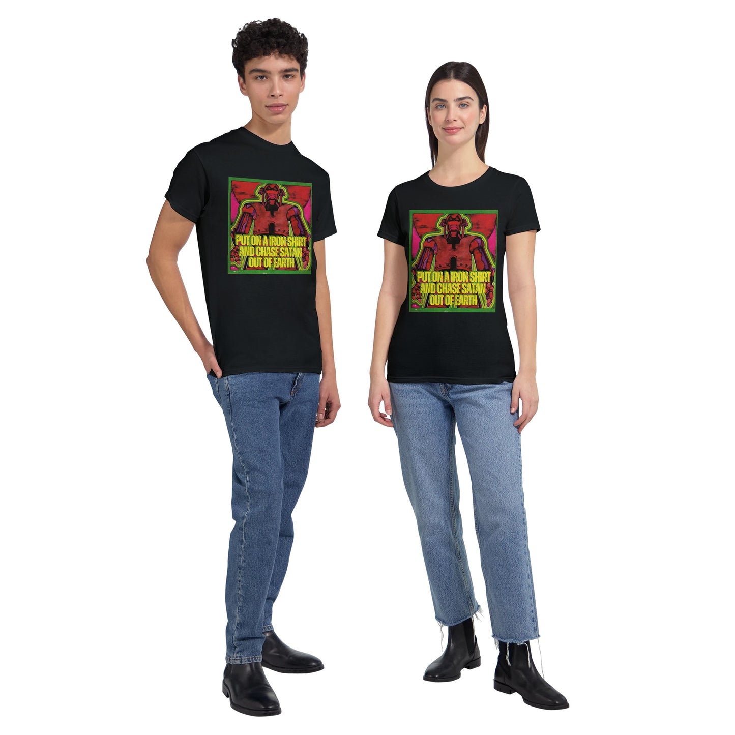 reggae t shirt max romeo chase the devil from slogun model
